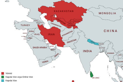 Güney Asya & Orta Asya Vizesiz Ülkeler