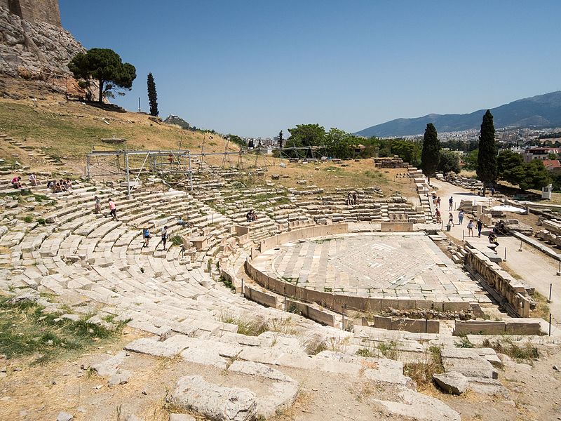 Atina Akropolisi Dionisos Tiyatrosu günümüz