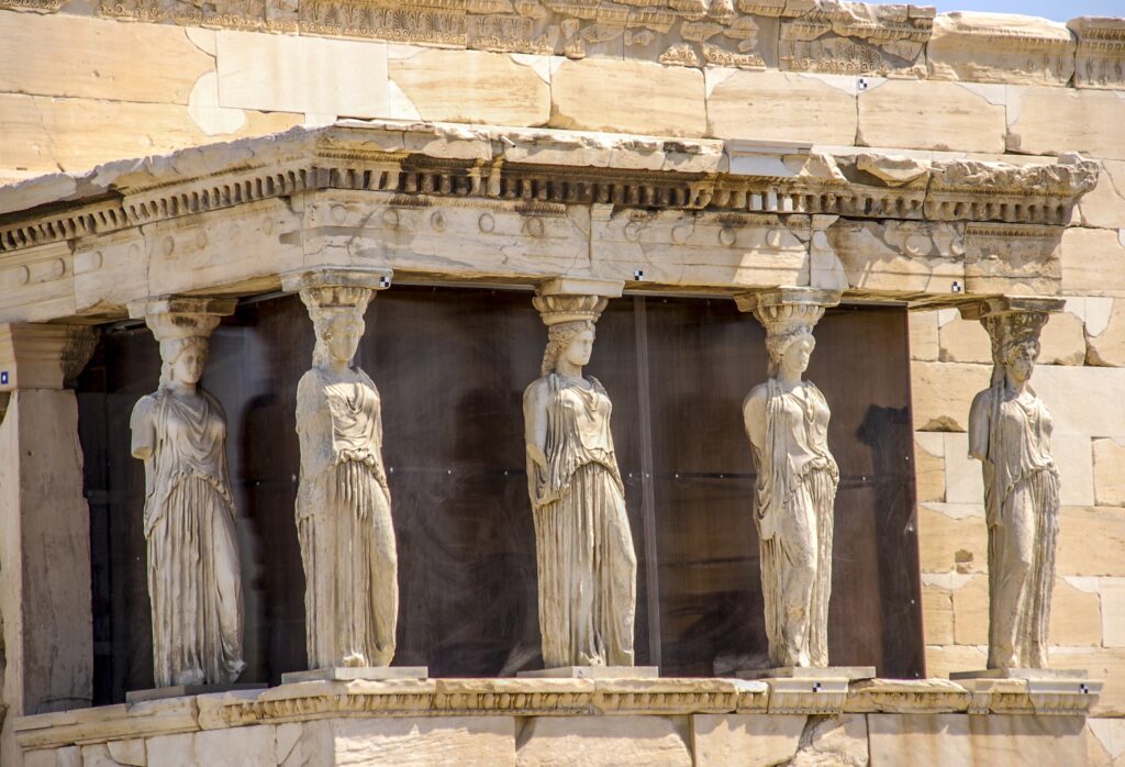 Atina Akropolisi Erehteyon Tapınağı günümüz