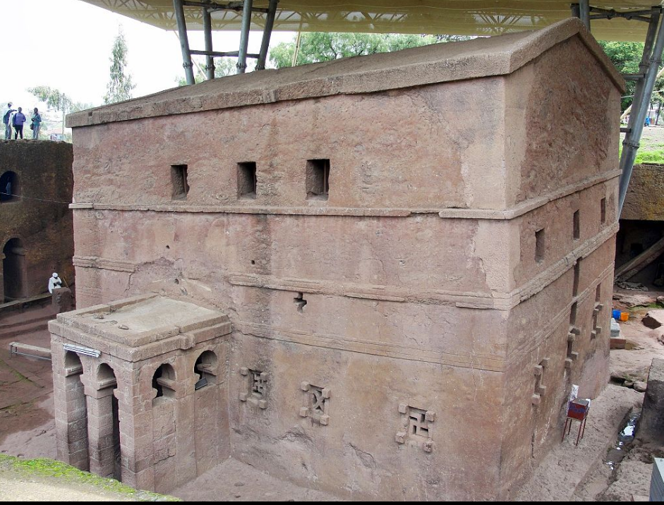 Etiyopya Hristiyanlarının Kutsal Bölgesi Lalibela meryemin evi